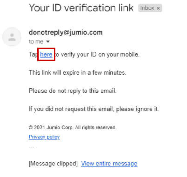 Stripchatキャスト登録、jumio起動用リンク画面